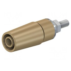 Złącze laboratoryjne: bananowe 4mm STÄUBLI 49.7042-27