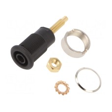 Złącze laboratoryjne: bananowe 4mm STÄUBLI 23.3020-21