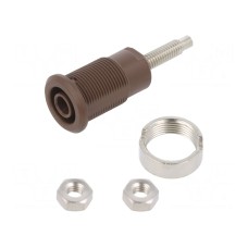 Złącze laboratoryjne: bananowe 4mm STÄUBLI 49.7043-27