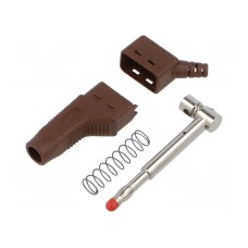 Złącze laboratoryjne: bananowe 4mm STÄUBLI ZGL-410-27