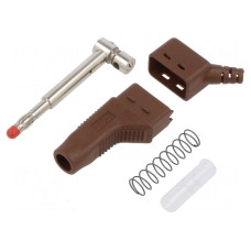 Złącze laboratoryjne: bananowe 4mm STÄUBLI ZGL-425-27