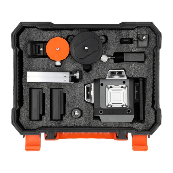 LASER ZIELONY 16 LINIOWY 4D Z AKCESORIAMI 18007