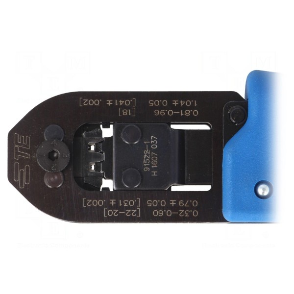 Narzędzie: do zaciskania TE Connectivity 91522-1