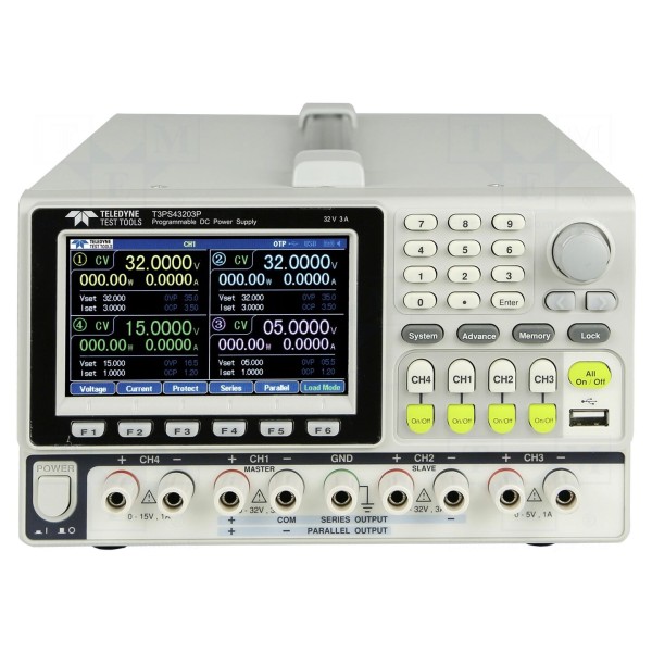 Zasilacz laboratoryjny: programowalny TELEDYNE LECROY T3PS43203P