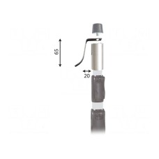 Końcówka pomiarowa TIETZSCH ELEK-TTS-ALUKOPF