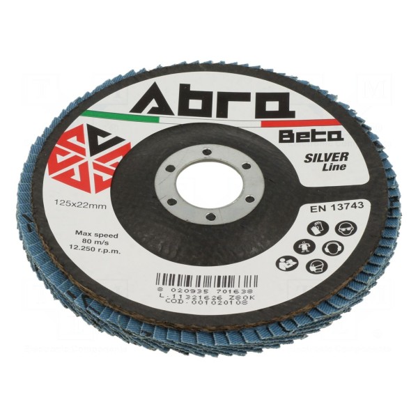 Tarcza szlifierska płatowa ABRA BETA 001020108