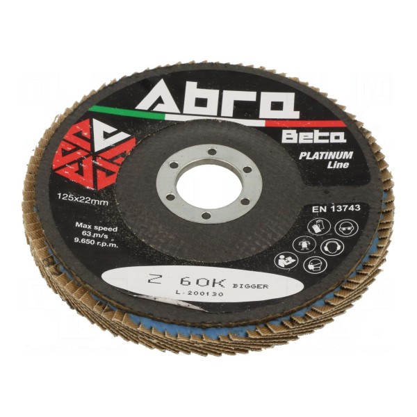 Tarcza szlifierska płatowa ABRA BETA 001090406