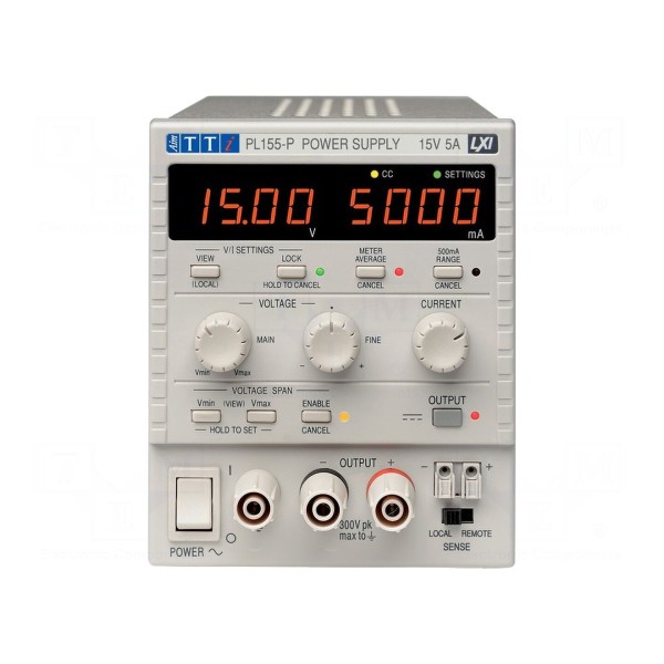 Zasilacz laboratoryjny: programowalny AIM-TTI PL155-P(G)