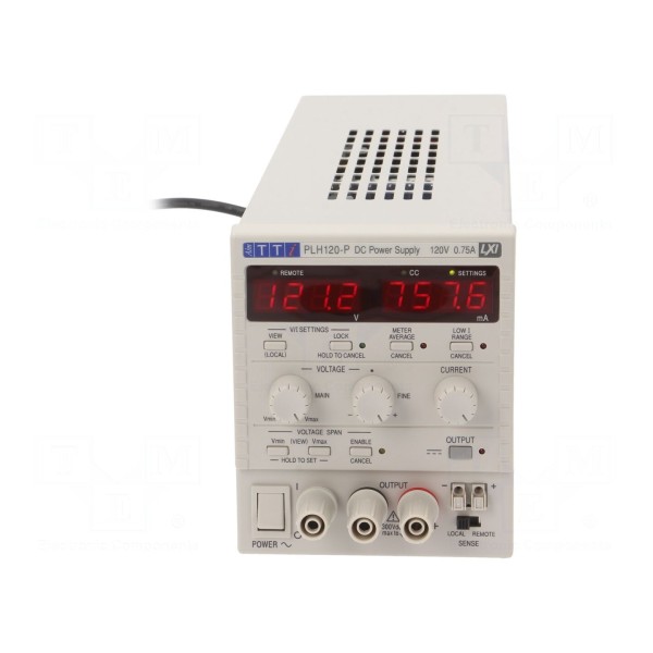 Zasilacz laboratoryjny: programowalny AIM-TTI PLH120-P