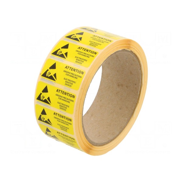 Etykieta samoprzylepna ANTISTAT 055-0068