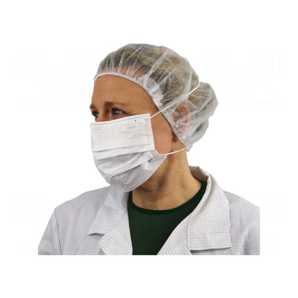 Akcesoria cleanroom: maseczka ANTISTAT 604-0060