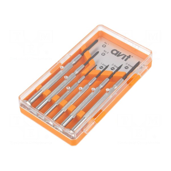 Wkrętak: precyzyjny-zestaw AVIT AV05010