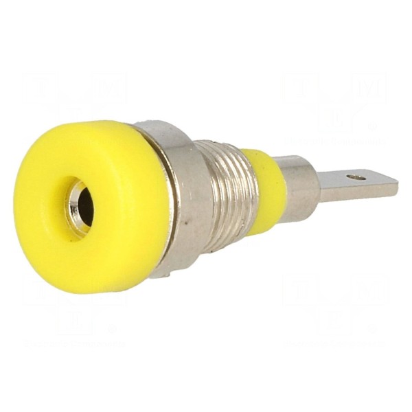 Złącze laboratoryjne: bananowe 2mm AXIOMET BS-102L-Y