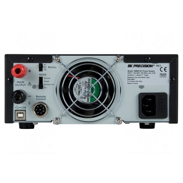 Zasilacz laboratoryjny: standardowy B&K PRECISION BK1685B