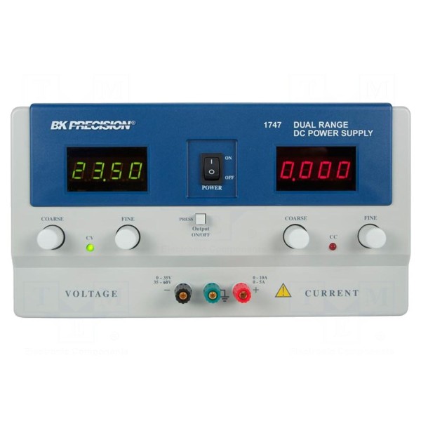 Zasilacz laboratoryjny: standardowy B&K PRECISION BK1747