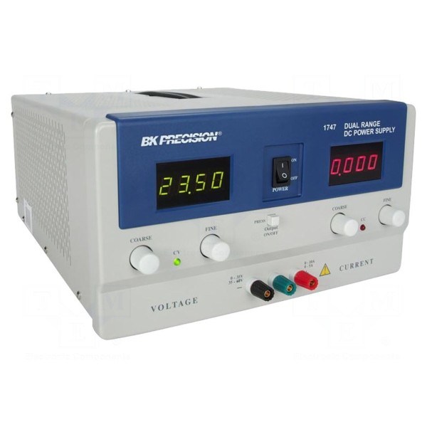 Zasilacz laboratoryjny: standardowy B&K PRECISION BK1747