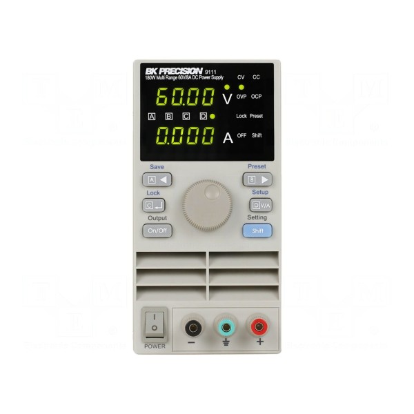 Zasilacz laboratoryjny: standardowy B&K PRECISION BK9111