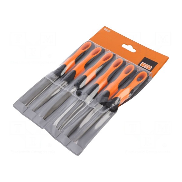 Zestaw narzędzi: pilniki BAHCO 1-476-04-3-2