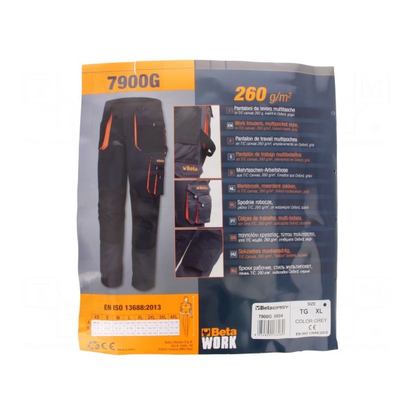 Spodnie robocze BETA 079000804