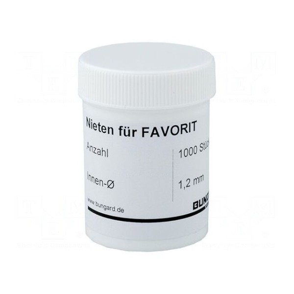 Przelotka: do płytek PCB BUNGARD 1000 RIVETS 1.2MM