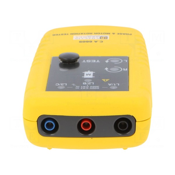 Tester: kolejności faz CHAUVIN ARNOUX C.A 6609