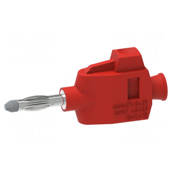 Złącze laboratoryjne: bananowe 4mm ELECTRO-PJP 1064-PRO-R