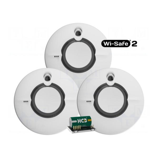 Miernik: wykrywacz dymu FIREANGEL 3XST-630+W2