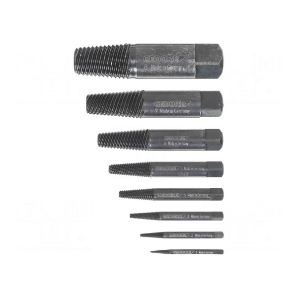 Zestaw narzędzi: wykrętaki GEDORE 6759890