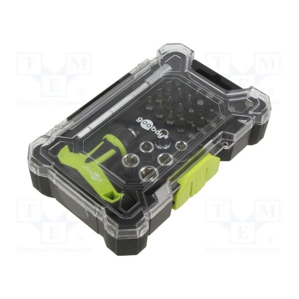 Zestaw narzędzi: końcówki wkrętakowe GOOBAY 77841