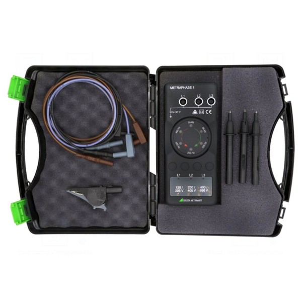 Tester: kolejności faz GOSSEN METRAWATT METRAPHASE 1