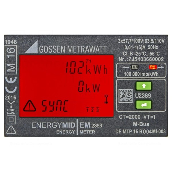 Licznik GOSSEN METRAWATT U2389-V011