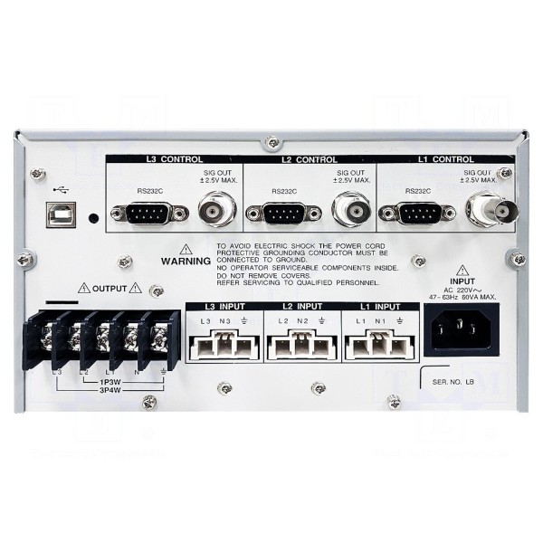 Trójfazowy kontroler mocy GW INSTEK ASR-002