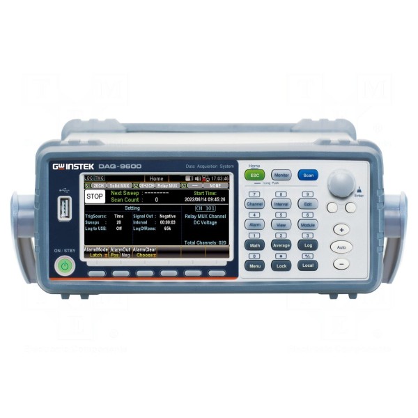 Miernik: system akwizycji danych GW INSTEK DAQ-9600-GPIB