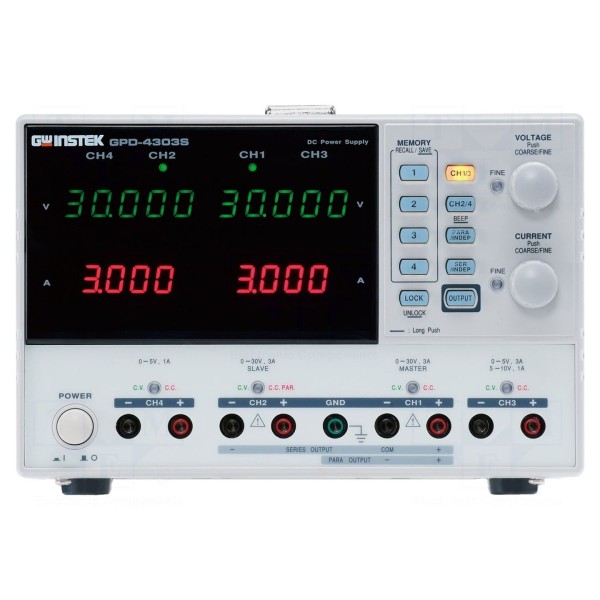 Zasilacz laboratoryjny: programowalny GW INSTEK GPD-4303S