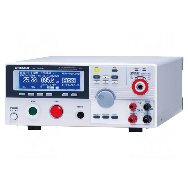 Tester bezpieczeństwa GW INSTEK GPT-9904
