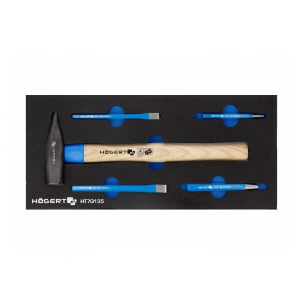 Zestaw narzędzi: ogólnego stosowania HÖGERT TECHNIK HT7G135