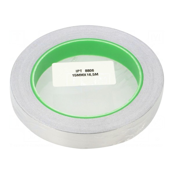 Taśma: ekranująca IPT AL40C ALUMINIOWA Z KLEJEM 15MM-16,5M