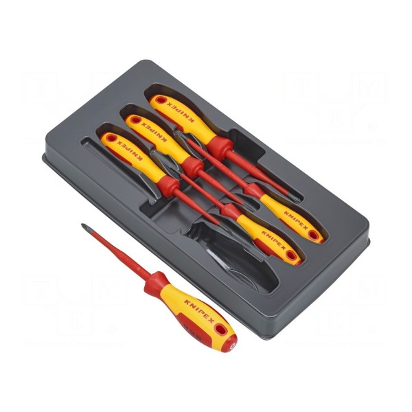 Wkrętak: izolowany-zestaw KNIPEX 00 20 12 V04