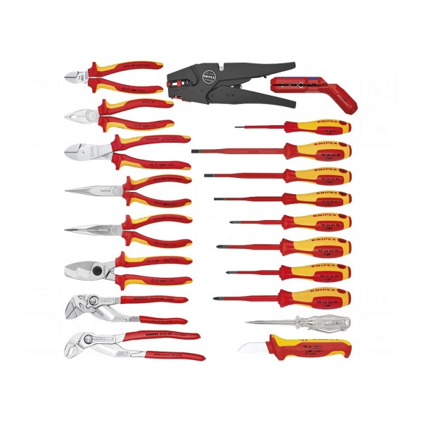 Zestaw narzędzi: ogólnego stosowania KNIPEX 00 21 20