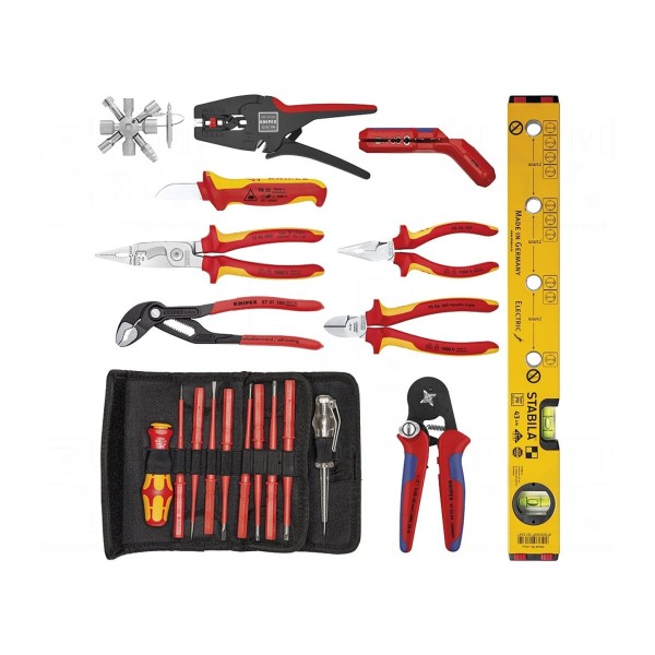 Zestaw narzędzi: ogólnego stosowania KNIPEX 00 21 36