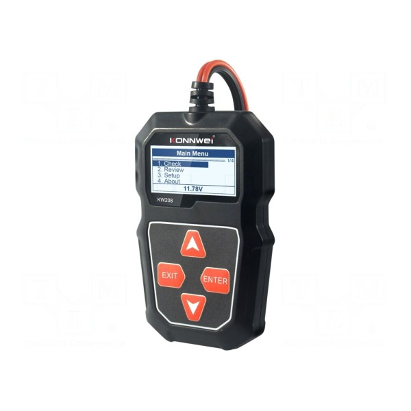 Tester: akumulatorów KONNWEI KW208