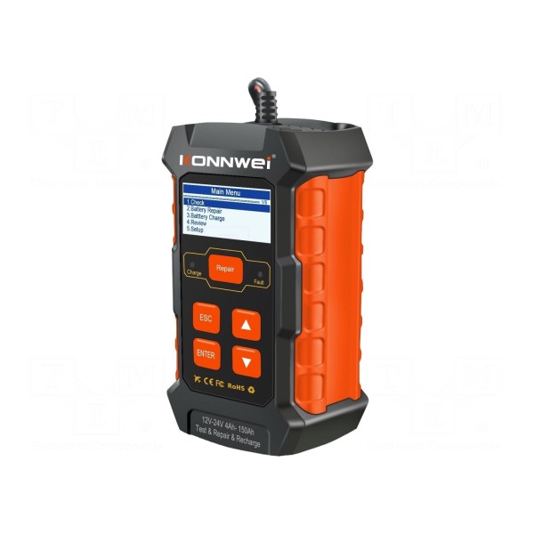 Tester: akumulatorów KONNWEI KW520