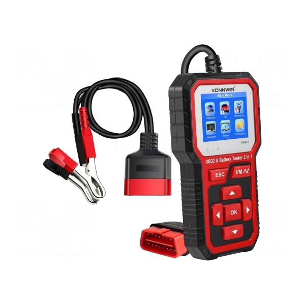 Tester: akumulatorów KONNWEI KW681