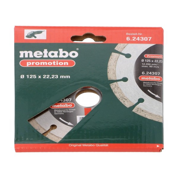 Tarcza tnąca diamentowa METABO 624307000