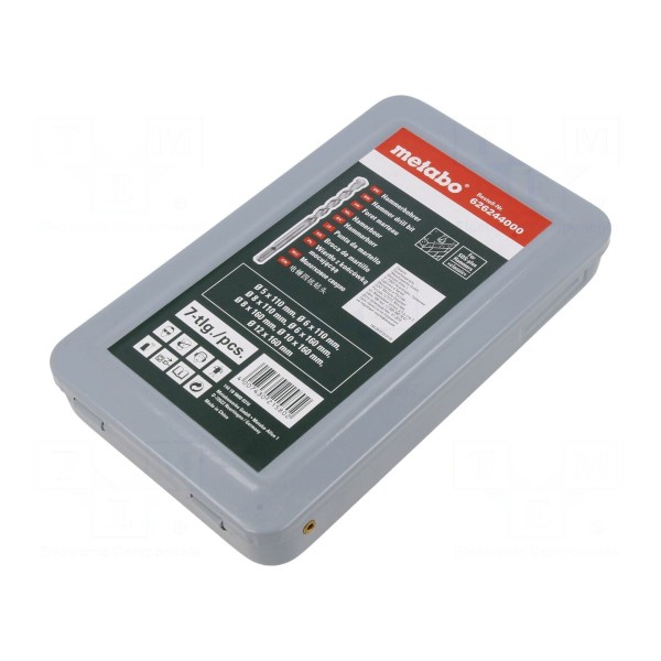 Zestaw wierteł METABO 626244000