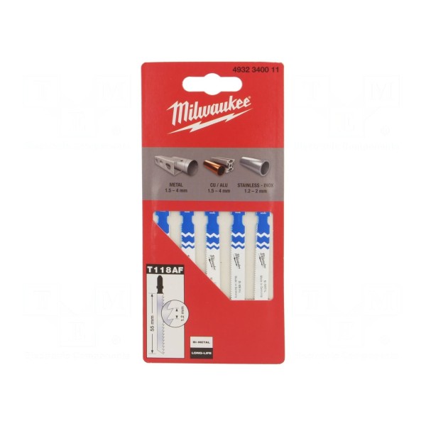 Brzeszczot-zestaw Milwaukee 4932340011