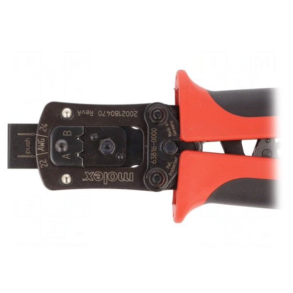 Narzędzie: do zaciskania MOLEX 2002180400