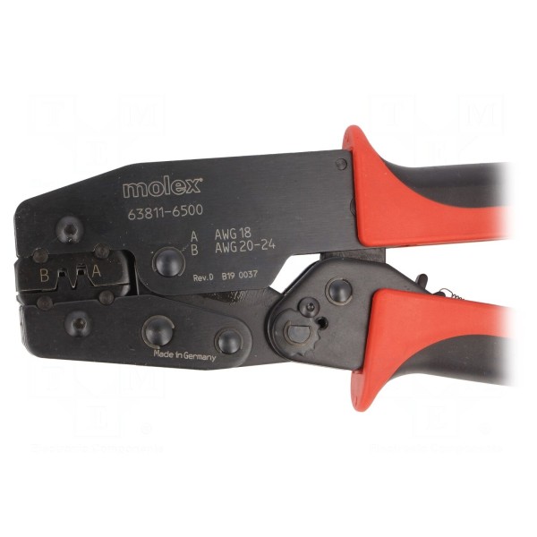 Narzędzie: do zaciskania MOLEX 0638116500