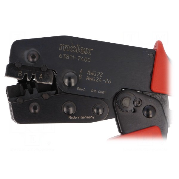 Narzędzie: do zaciskania MOLEX 0638117400