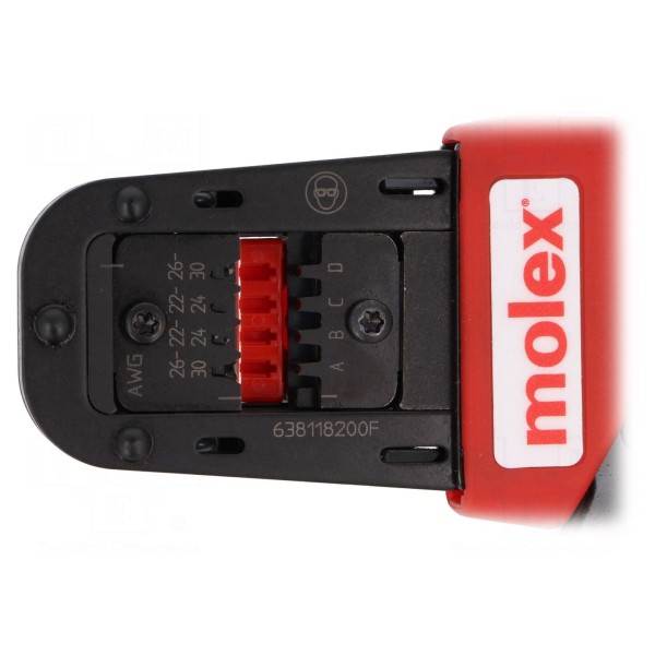 Narzędzie: do zaciskania MOLEX 638118200